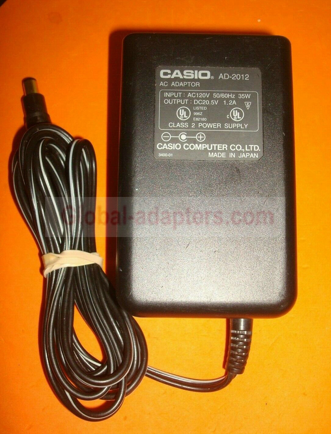 New 20.5V 1.2A Casio AD-2012 Power Supply Ac Adapter